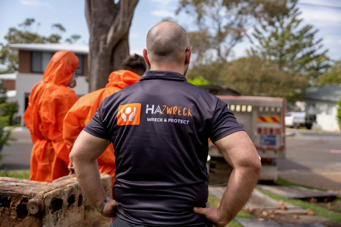 HazWreck crew on a Sydney job site