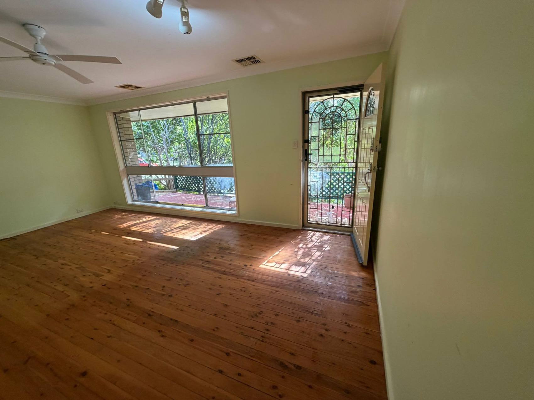A home cleared and handed back clean, filled with light