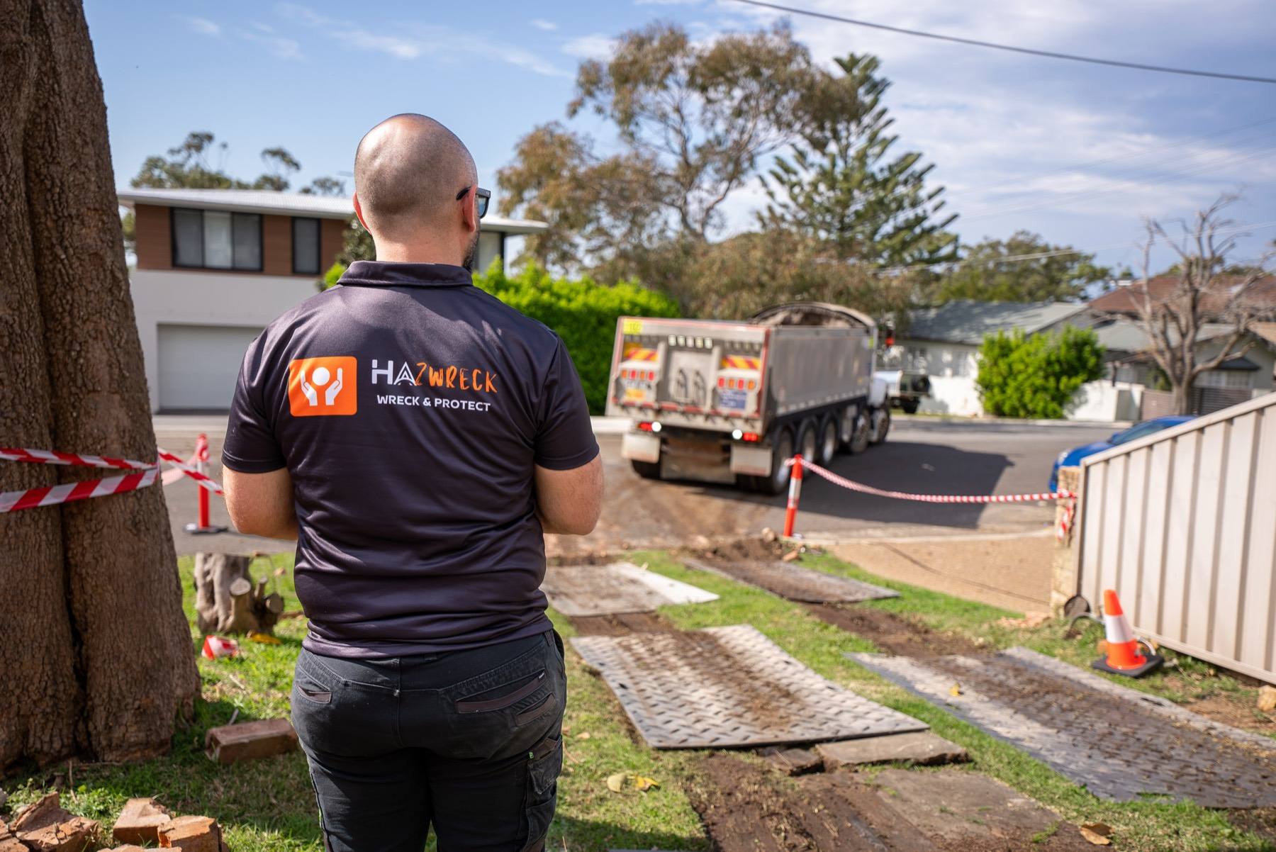 HazWreck crew on a Sydney job site