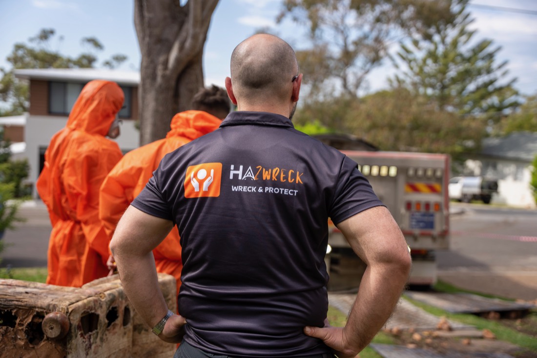 HazWreck crew on a Sydney job site