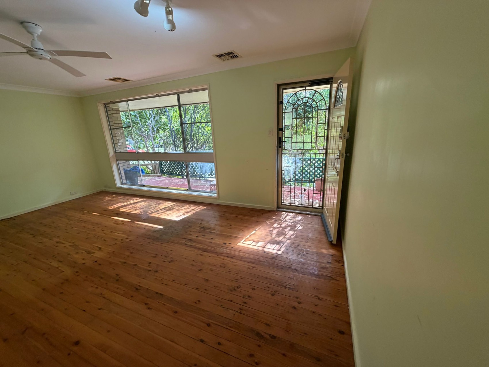 A home cleared and handed back clean, filled with light