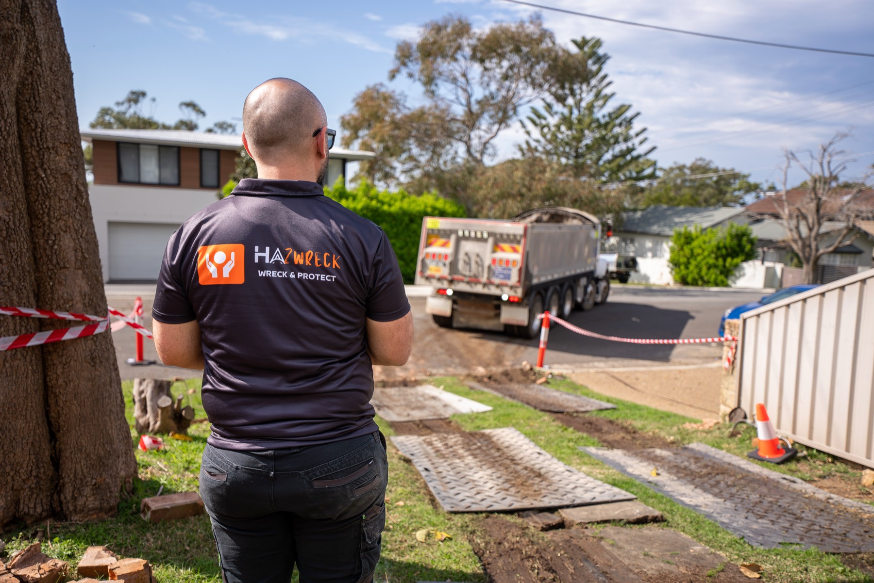 HazWreck crew on a Sydney job site